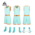 Nieuw ontwerp basketbaluniformen goedkoop jeugd kleur basketbal uniform pak